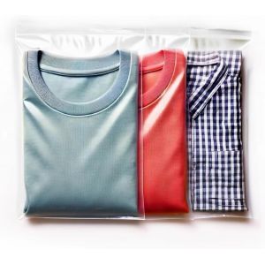 KALANKA-Sachet plastique transparent avec fermeture &agrave; pression transparents 30x40 / 12 sac de rangement voyage, sac plastique rangement dressing, organisateur valise, pochette de voyage pour valise - Neuf