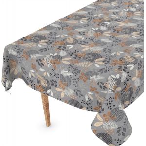 Sjzg-Nappe En Toile Cir&eacute;e Lavable, En Plastique, Rectangulaire, Ronde, Ovale, Gris, 100 X 140 Cm - Neuf