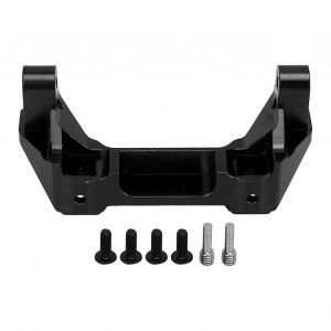 RC Crawler Voiture Pare-chocs Poutre Arrière Résistant aux collisions Base Alliage d'aluminium Portal Axle Pièces Noir - Neuf