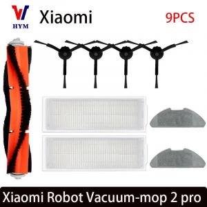 Pour Xiaomi Mi Robot Aspirateur-Vadrouille 2 Pro/Lite Mjst1Shw Mjstl Filtre Hepa Vadrouille Tissu Brosse Lat&eacute;rale Principale Mijia Aspirateur Accessoires.Violet. - Neuf