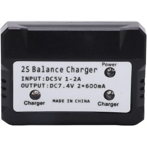 KAL-2S Chargeur D'Équilibre 7.4V Lipo Chargeur De Batterie Pour Wltoys Rc Voiture Bateau Avion Jouet Noir - Neuf