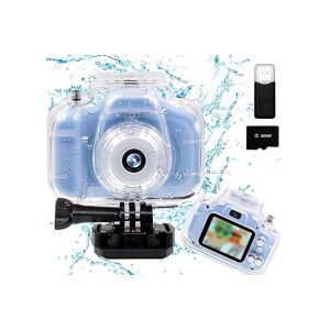 Cam&eacute;ra sous-marine &eacute;tanche 1080p avec carte m&eacute;moire 32 Go pour enfants - Neuf