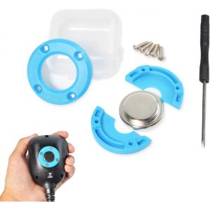 Support Magnétique pour Micro de Radio CB,Mobile Support de Microphones Talkie-Walkie pour Voiture,avec Adhésif 3M pour Président Kenwood Motorola Microphone pour Radio (Bleu,1 pièce).[W164] - Neuf