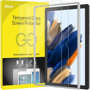 JGD-Protection D'&eacute;cran pour Samsung Galaxy Tab A8 (10,5 Pouces, Mod&egrave;le 2021, SM-X200/X205/X207), Film Verre Tremp&eacute; Anti-Rayures 9H, Transparent HD avec Outil d'Installation Facile, Lot de 2 - Neuf