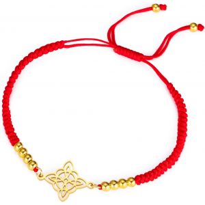Eryi-Bracelet De N?uds De Sorcières Pour Femmes Hommes En Acier Inoxydable Magie Sorcellerie N?ud De Sorcière Avec Une Perle Tissage Coloré Ajustable Bijoux Wiccan - Neuf