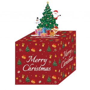 Argent De Noël De La Boîte ¿ Détenteur De Monnaie Pour Les Parties, Les Invités Des Cadeaux, Le Plaisir De Vacances De Trésorerie De La Boîte Festive De L'argent De La Boîte De - Neuf