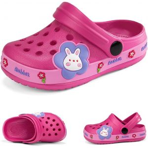 Kalanka-Sabots Mules Enfant Pantoufles Été Respirant Chaussures De Jardin Fille Garçon Dinosaure Sandales De Plage Maison Antidérapant Chaussons - Neuf