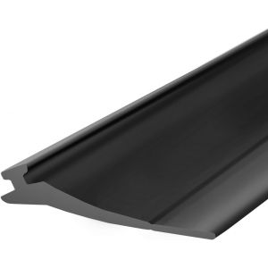 Joint d'Étanchéité pour Porte de Garage Noir,52x2 mm,SBD03,1 m - Neuf