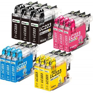 LC223 LC 223 Cartouches pour Brother LC223 LC223XL pour Brother DCP-J562DW DCP-J4120DW MFC-J4420DW MFC-J4620DW MFC-J5720DW MFC-J480DW MFC-J4625DW MFC-J5625DW MFC-J5620DW MFC-J5320DW,12 Pack - Neuf