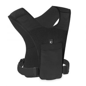 Gilet de course Sac de poitrine de sport ajusté pour hommes et femmes Sac de téléphone réfléchissant à poitrine réglable - Neuf