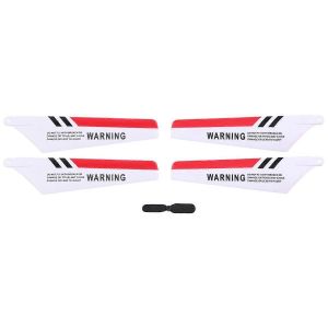 Syma 4 x pales Syma S107 S107G Gyro Télécommande Hélicoptère Réparation Pièces de Rechange ROUGE - Neuf