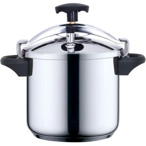 SUBZONAL-Autocuiseur &agrave; &eacute;trier &Oslash;24cm 10L CLASSIQUE en acier Inox avec panier cuisson - Neuf