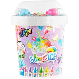 ERYI-- So Slime Diy - Slime Ice Mega Cup - Avec 2 Colorants Parfumés, 1 Cuillere Et Des Décorations - Ssc 300 - Neuf