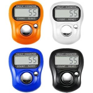 Compteur De Tours Électronique 4 Pièces,Compteur De Doigts Réinitialisable À 5 Chiffres,Compteur Électronique - Neuf