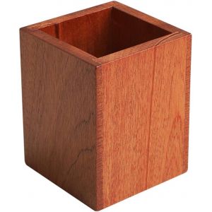 Égouttoir En Bois D'ébène Naturel,Support De Vidange De Baguettes,Boîte De Rangement De Cuillère,Couteau,Fourchette,Égouttoir De Couverts De Table Pour Cuisine - Neuf