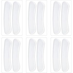 Kalanka-Lot De 6 Paires De Coussinets Antid&eacute;rapants Pour Sangle De Chaussures Pour Femme - Coussinets Antid&eacute;rapants Pour Talon - Protection Fine Pour Chaussures Amples - Transparent - Neuf