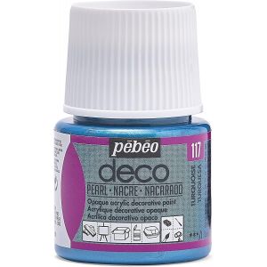 Deco Peinture 45 Ml Nacr&iquest;&iquest; Turquoise - Neuf