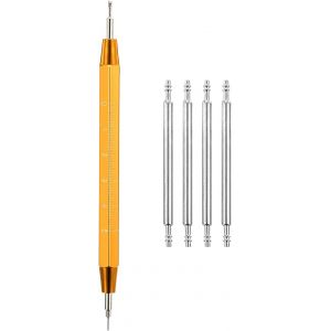 Kal-4pcs 1.5 X 22mm Goupilles De Barre &Agrave; Ressort De Montre, 316 Acier Inoxydable Outil De R&eacute;paration De Barres &Agrave; Ressort De Broches De Lien De Bracelet De Montre, Argent&eacute; - Neuf