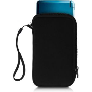 Kal-Housse Compatible Avec Nintendo 3ds Xl - Sacoche De Protection Pour Console De Jeux Vidéos En Néoprène - Noir - Neuf