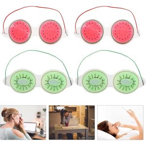 Masque Pour Les Yeux Aux Fruits, Masque Rafraîchissant Pour Les Yeux, Masque En Gel Réutilisable, Masque Pour Les Yeux Glacé À Motif Pastèque Et Kiwi, Coussinet De Spa Pour Les Yeux À Motif De Fruits - Neuf