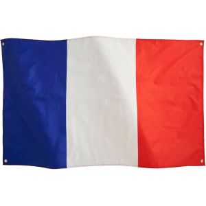 Mevronisshop-Drapeau France 3x5, 91x152cm, Bannière Français, 4 ?Illets, Oeillet En Laiton À Chaque Coin, France Football, Rugby, Drapeaux Premium, Intérieur, Extérieur, Six Nations - Neuf
