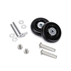 60 Mm X 18 Mm Bagages Valise Roues De Remplacement,Roues Pivotantes En Caoutchouc Roulements Kits De R&eacute;paration - Neuf