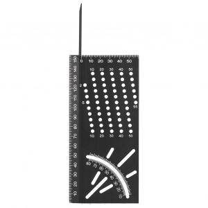 XYONG Regle d'angle multifonctionnelle en alliage d'aluminium, outil de mesure pour le travail du bois - Neuf