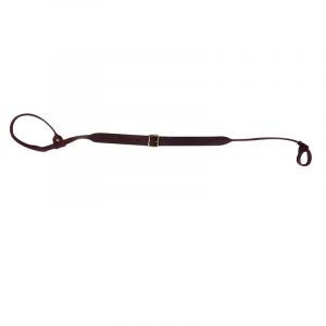 Bretelle Lasso Carabine Fusil En Cuir Gras De Vachette 95 Cm - Neuf