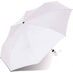 Parapluie De Poche Rs Avec Ouverture Et Fermeture Automatique Et Poign&eacute;e De Couleur Assortie, Blanc., 96 Cm, Moderne - Neuf