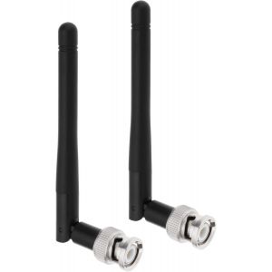 2 Pi&egrave;ces Antennes UHF Antennes Radio ABS Noires Antennes de Microphone sans Fil Compatible avec Sennheiser EW100 EW300 EW500 G3 Le R&eacute;cepteur avec Connecteur BNC - Neuf