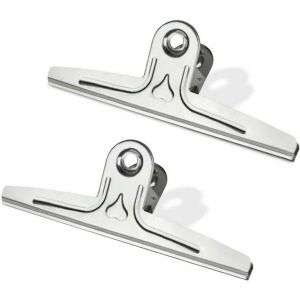 Coideal 2 Morceaux De 30cm De Large En Acier Inoxydable Extra Large Vache Rack En Métal D'acier Inoxydable Dossier Xxl Argent Pour Bureau À La Maison À L'école (11 4 / 5") - Neuf