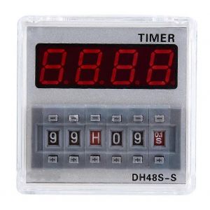ProgrammableDelay Time Relais Timer 0.1S-99H 8 broches DH48s s s (24V AC/DC) - Neuf