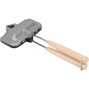 Pan Sandwich Amovible, Presse À Panini Pour Cuisinière Moule À Sandwich Double Face Avec Serrure Et Trou Suspension, Pour Le Petit-Déjeuner Grilled Cheese Oeuf Bacon - Neuf