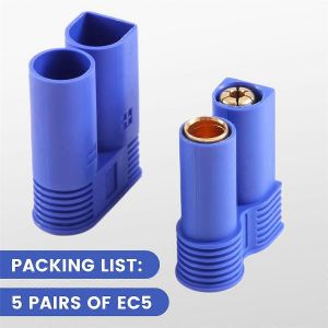 5 paires de connecteur banane EC5 femelle + mâle pour batterie / moteur RC ESC LIPO - Neuf
