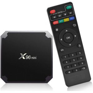 KALANKA-X96 Mini TV Box, Lecteur Multim&eacute;dia de Diffusion, boitier , en continu Smart Android 10.0 avec Amlogic S905W2 Quad-Core chipset 64 Bits, 2GB/16GB,WiFi,4K HD,H.26 Support Francais 7/7J - Neuf
