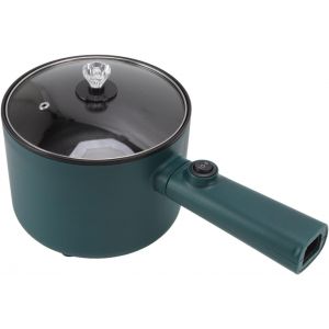 Nouvelhorizonstore-Hot Pot &Eacute;lectrique, Mini Ramen Cooker 1.8l Rapid Noodles Cooker Po&ecirc;le &Agrave; Frire Antiadh&eacute;sive Mini Pot 2 Modes De Temp&eacute;rature 6 Fonctions Cuisini&egrave;re &Eacute;lectrique &Agrave; Long Manche Avec R&eacute;gl - Neuf