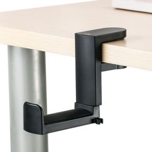 LORANKA-Support de Casque avec Crochet pivotant &agrave; 360&deg; + Clip de c&acirc;ble, Support de Casque de Jeu sous Le Bureau pour Sony, Beats, Sennheiser, HyperX - Neuf