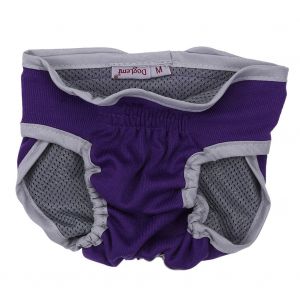 Hjlian Couche Hygienique Physiologique Pour Chienne, Sous-Vetement Menstruel En Chaleur, Violet, Taille M - Neuf