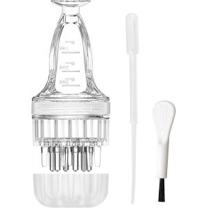 Kal-Applicateur Huile Cheveu, Applicateur Cheveux, Applicateur D'huile Capillaire Pour Cuir Chevelu,Brosse De Massage Pour Le Cuir Chevelu Pour Le Traitement Capillaire - Neuf