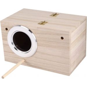 Chenquansarl-Cage D'élevage De Calopsitte, Nid D'élevage De Perroquets Boîte De Cage À O Aux En Bois Chaud Incubateur D'o Aux Maison En Bois Perroquets Boîte D'accouplement Cage De Volière - Neuf