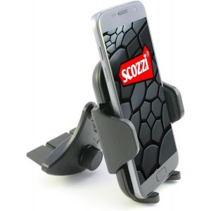 Support T&eacute;l&eacute;phone Voiture Lecteur Fente CD Portable Smartphone Universel p.e. Compatible avec Samsung S24 S23 S22 S21 S20 A55 A54 A53 pour iPhone 15 14 13 12 11 XR FE Plus Ultra Max Lite Pro - Neuf