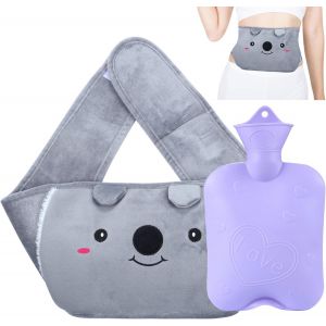 Bouteille D'eau Chaude Avec La Taille De Couverture, Le Caoutchouc De L'eau Chaude Sac Pour L'hiver Avec En Peluche Douce - Neuf
