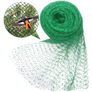 Filet anti-oiseaux 4 x 5 m pour jardin, protection en maille, volière, pour arbres, fruits, légumes, étangs - Neuf