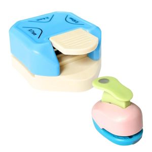 Chenquansarl-Pcs Blue Corner Rounder Punch Avec 1pcs Circle Punch, Corner Knife Filet Press, Craft Hole Punch, Mini Circle Puncher Pour Diy Cartes De Voeux, Scrapbooking, Artisanat - Neuf
