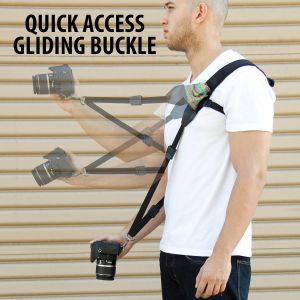 Camera Strap Shoulder Strap for SLR and Bridge Camera-Compatible with Nikon D5600,D500,Canon 700D,1300D,Lumix and More-Bohemian - Neuf