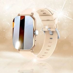 2025 Montre Intelligente Bluetooth Parler 1.83 Pouces Écran Tactile Complet Surveillance De La Fréquence Cardiaque Du Sommeil Sport Fitness Montre Intelligente Hommes Femmes Cadeau.Gold. - Neuf