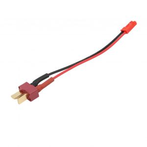 Cable Adaptateur D'alimentation En Silicone Souple, Fiche T Male Vers Jst Femelle, Pour Modeles D'avions Rc-Loire-Lever - Neuf