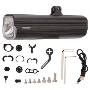 Phare De Velo Rechargeable 1000 Lm, Portee De 200 Metres, 5 Niveaux Reglables, Eclairage De Velo Rechargeable Par Usb Pour La Conduite De Nuit - Neuf