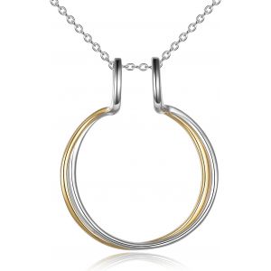 Collier Porte-Bague De Fian&ccedil;ailles En Argent Sterling - Neuf