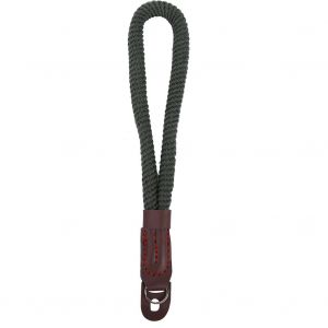 Dragonne en coton pour appareil photo numerique Fuji X T30 a trou rond (vert) - Neuf
